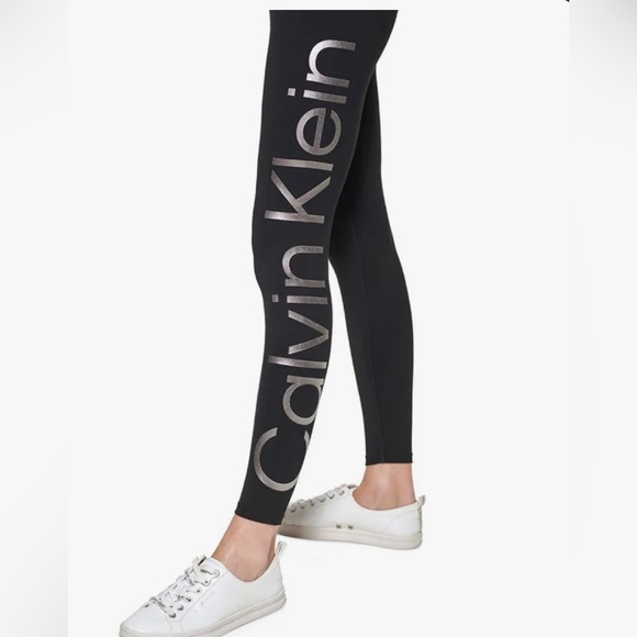 Calvin Klein Performance Pants - Calvin Klein High Rise Full Leggings Women's